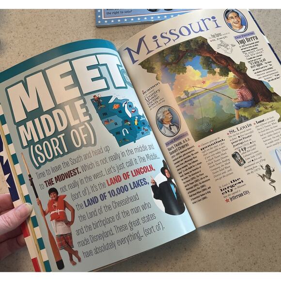 U.S. History 3-Book Lot For Elementary Age Reader Homeschool Education Fun Learn - Picture 11 of 13